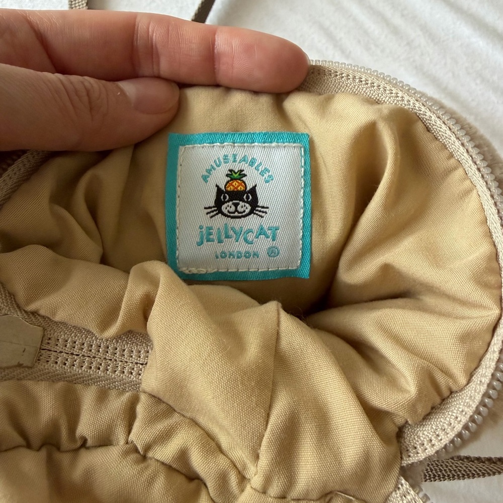 Jellycat Cream and Brown Coffee to go Cup Cross Body Bag - Picture 5 of 6